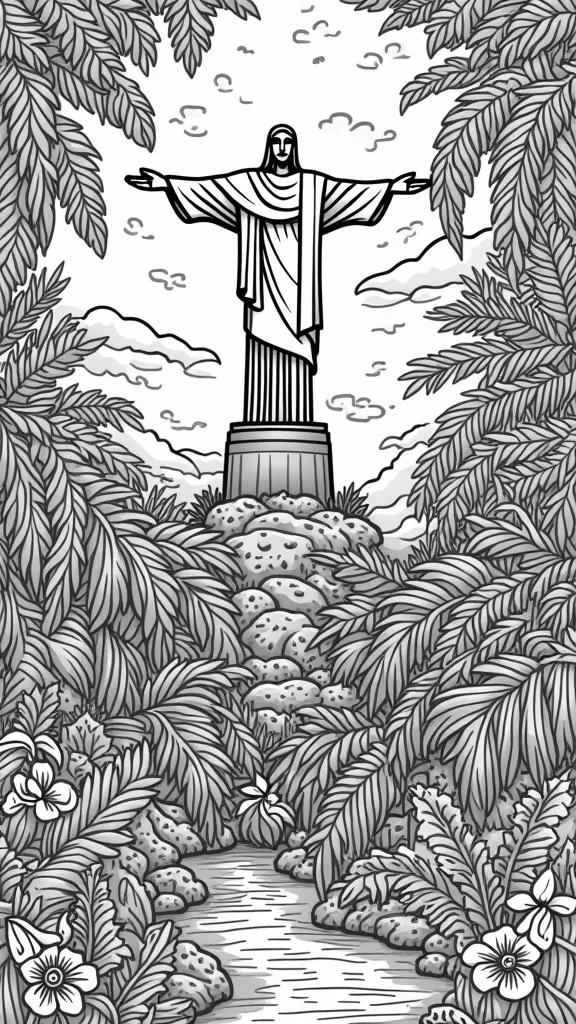 brazil coloring page